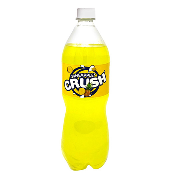 Crush soda range in Pineapple flavour